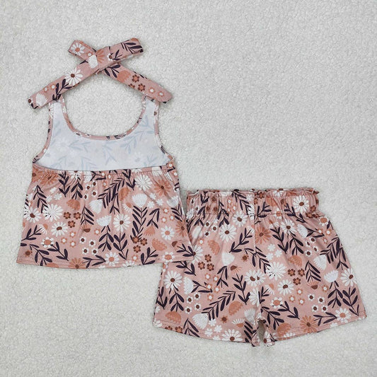 Floral Halter Set