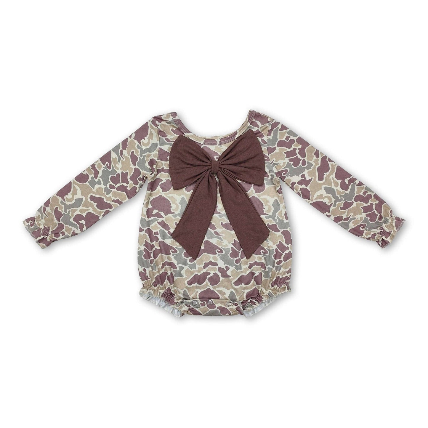 Miss Hunter Bow Onesie