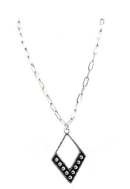 Western Triangle Cut Necklace