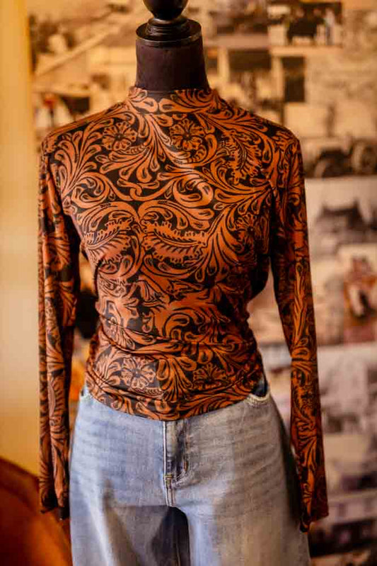 Country Road Leather Top