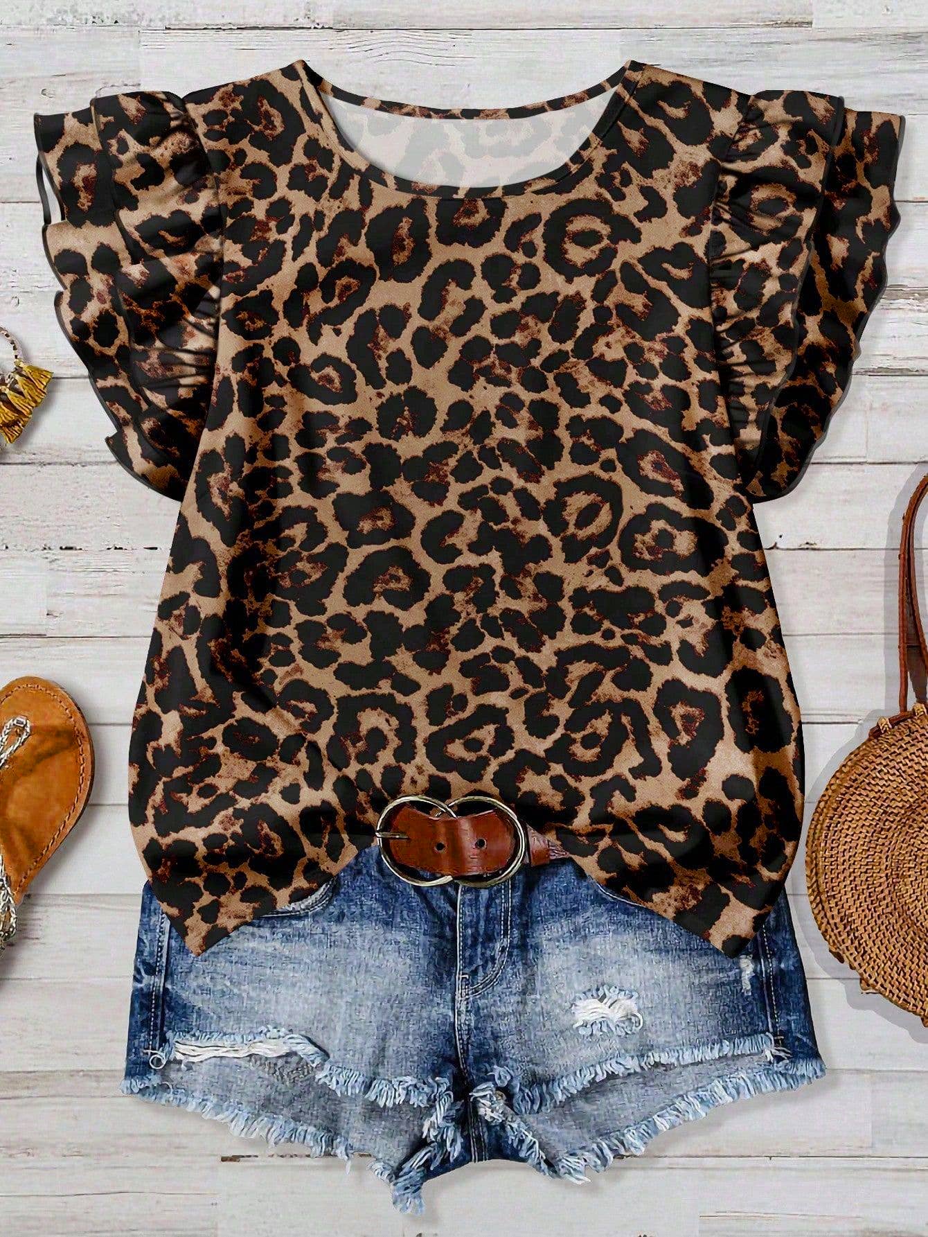 Crazy Leopard Blouse
