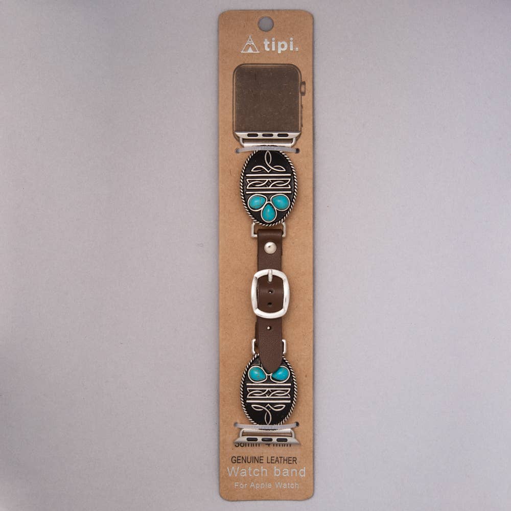 Boot Stitch Apple Watch Leather Band