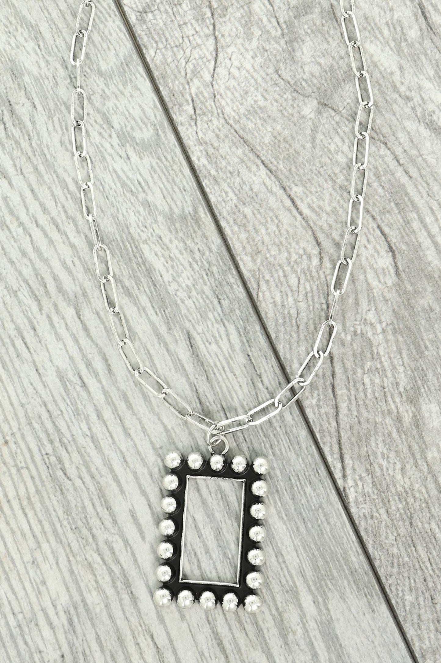Western Rectangle Necklace