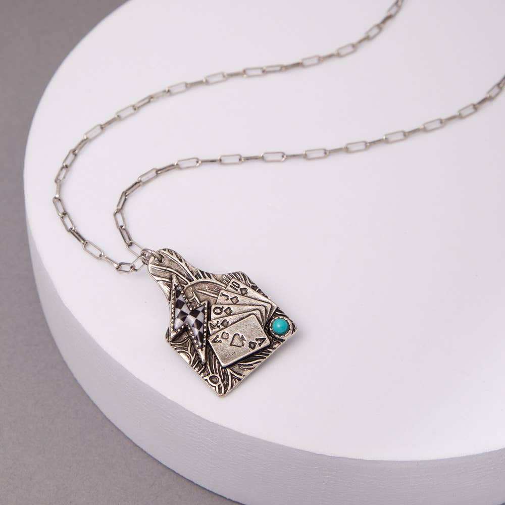 Western Thunder Tag Necklace