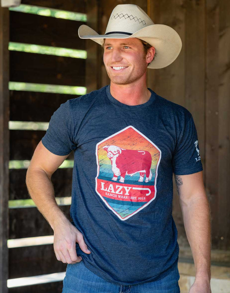 Lazy J Ranch Rain Hereford Short Sleeve T-Shirt