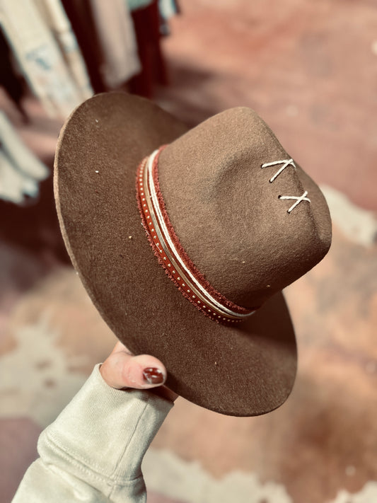 Maroon Meadow Fedora