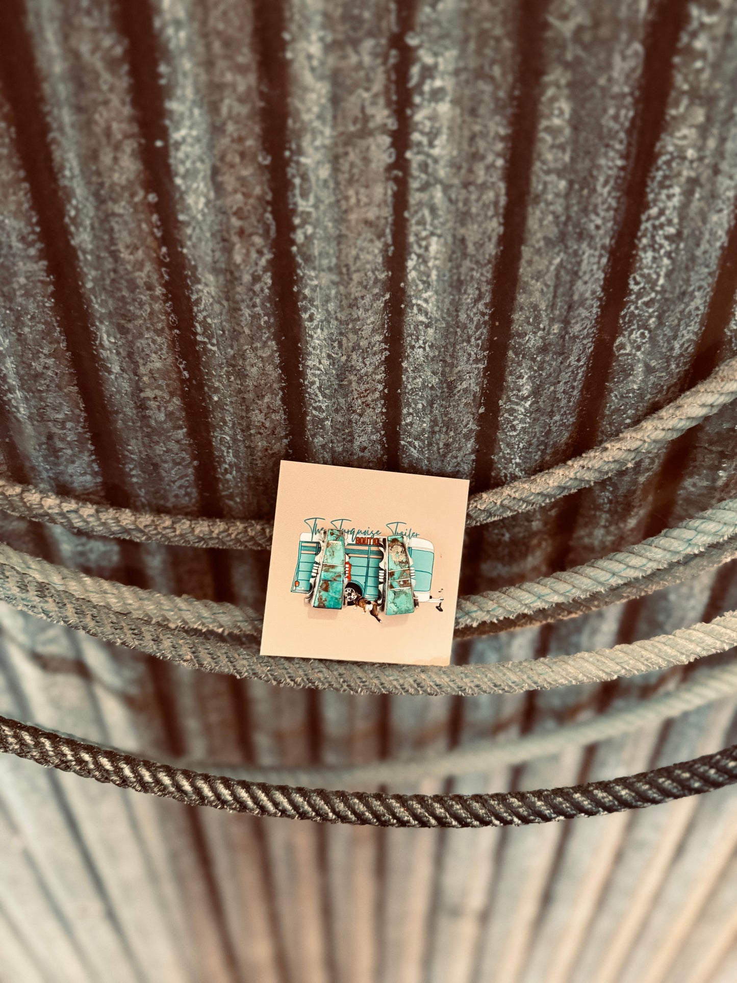 Turquoise Tapered Studs