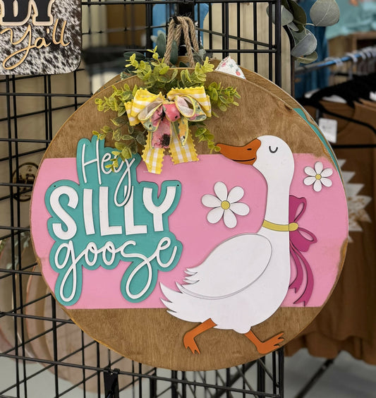 Silly Goose Door Hanger