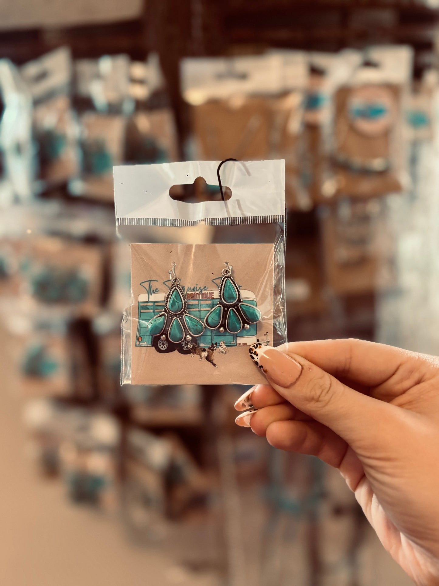 Fourth Turquoise Dangles