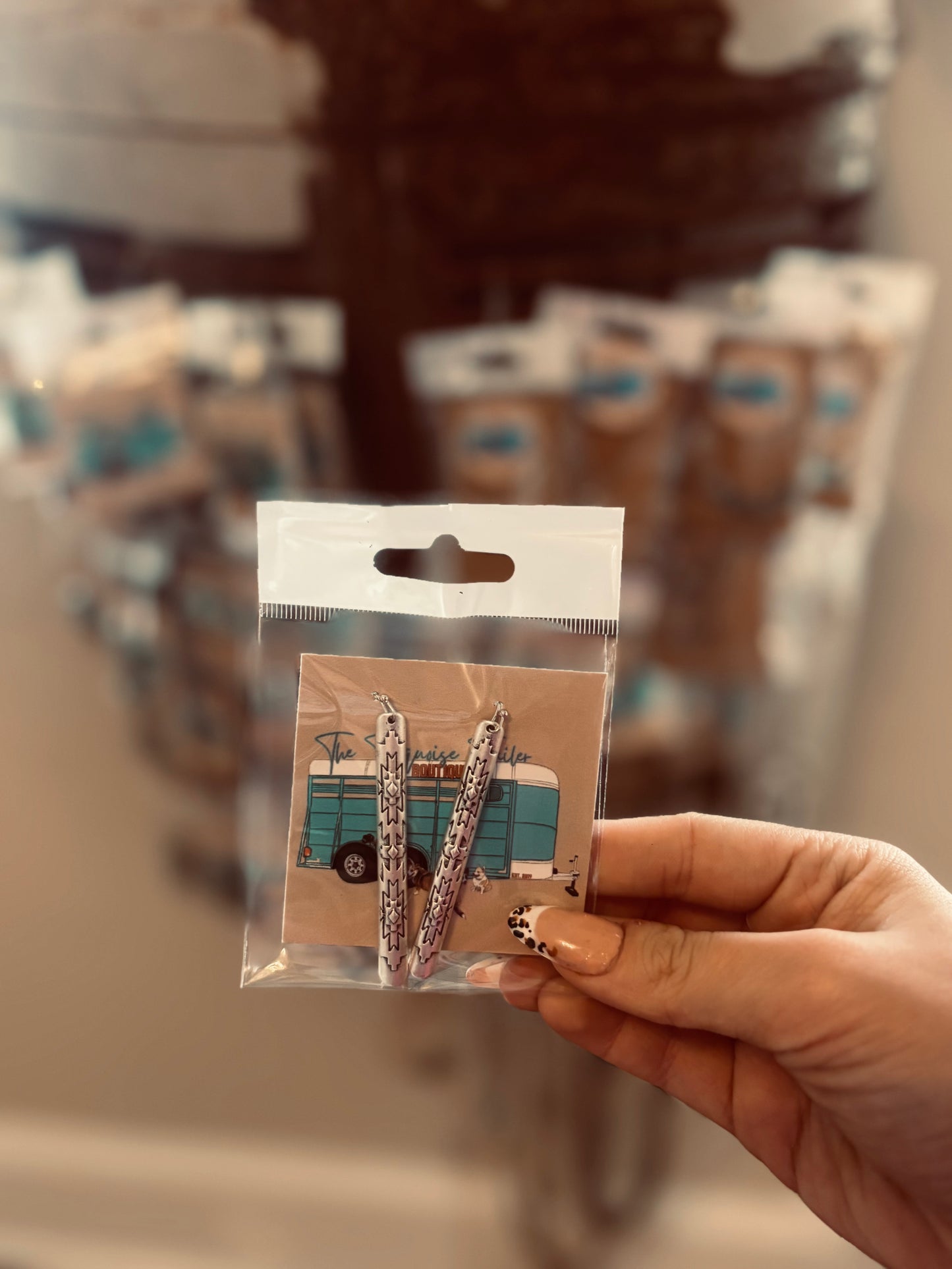 Straight Aztec Dangles