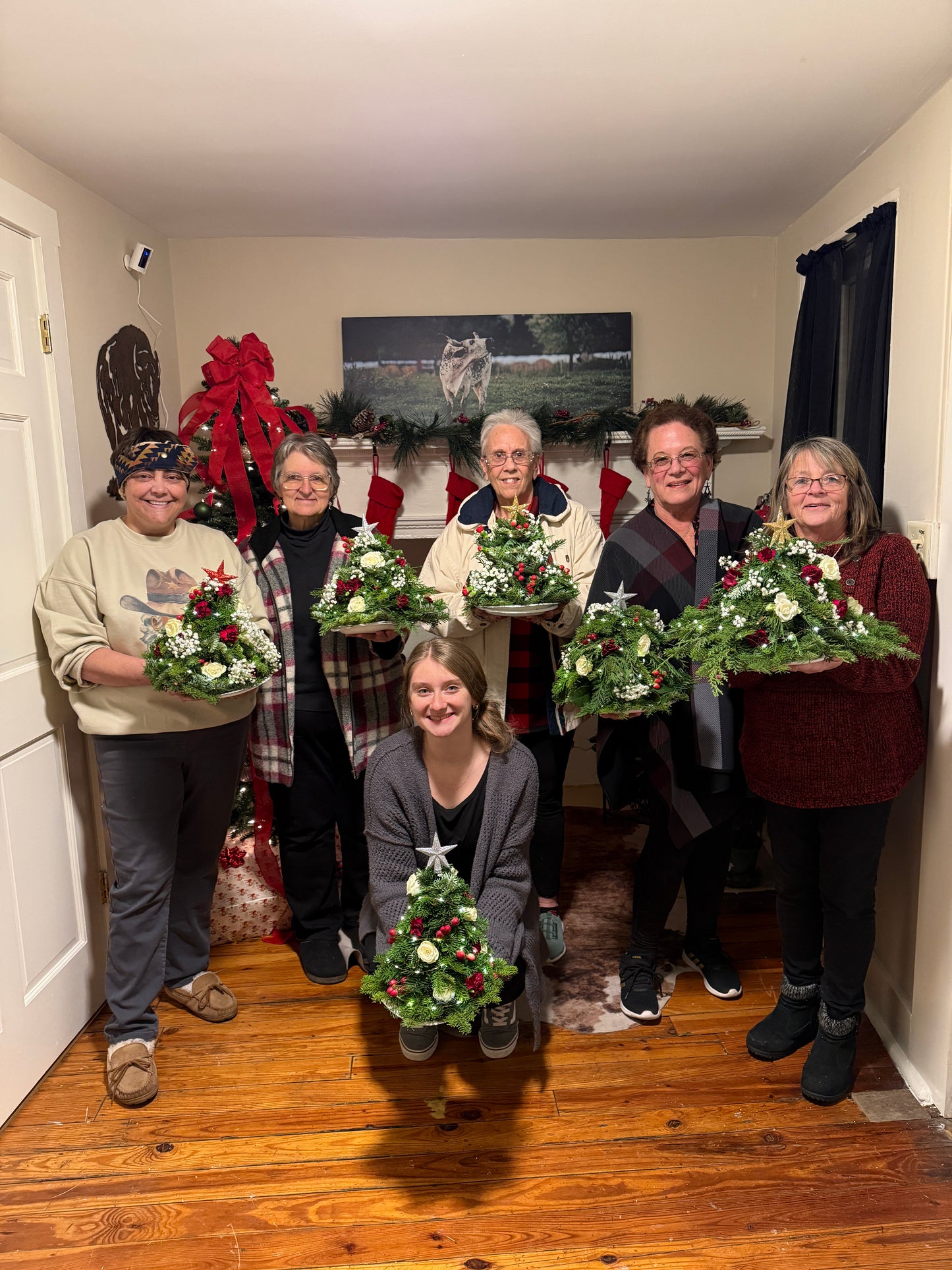 Christmas Floral Arrangement Class