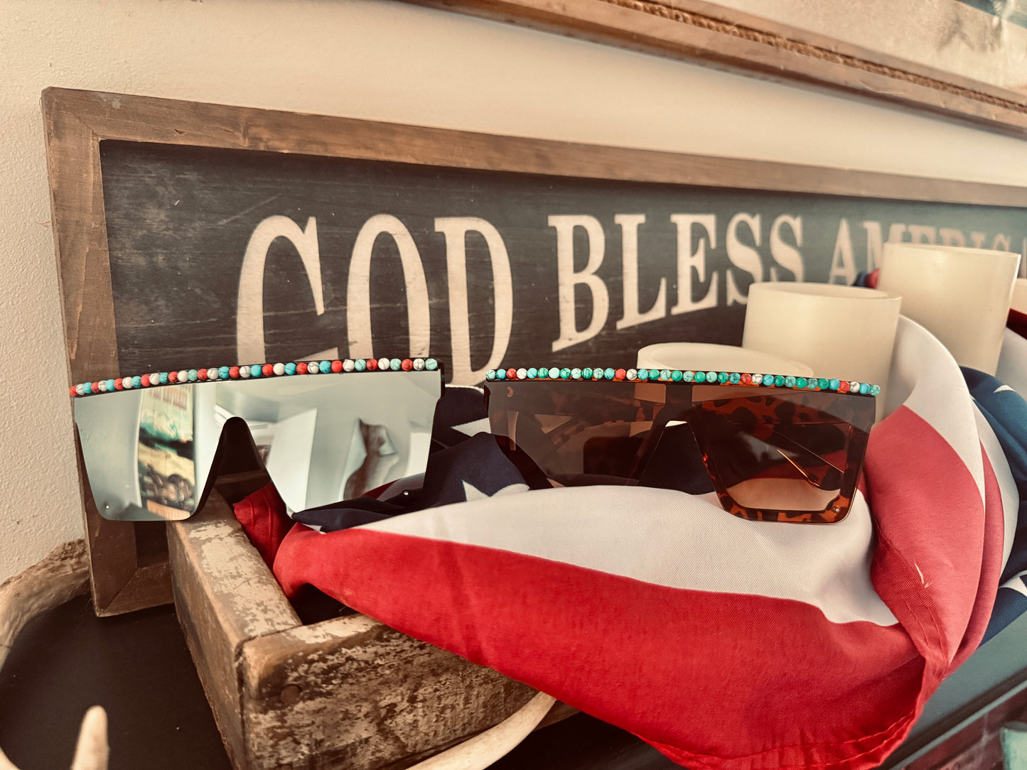 Red, White & Boujee Sunnies