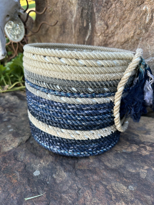 Blue Lace Crock