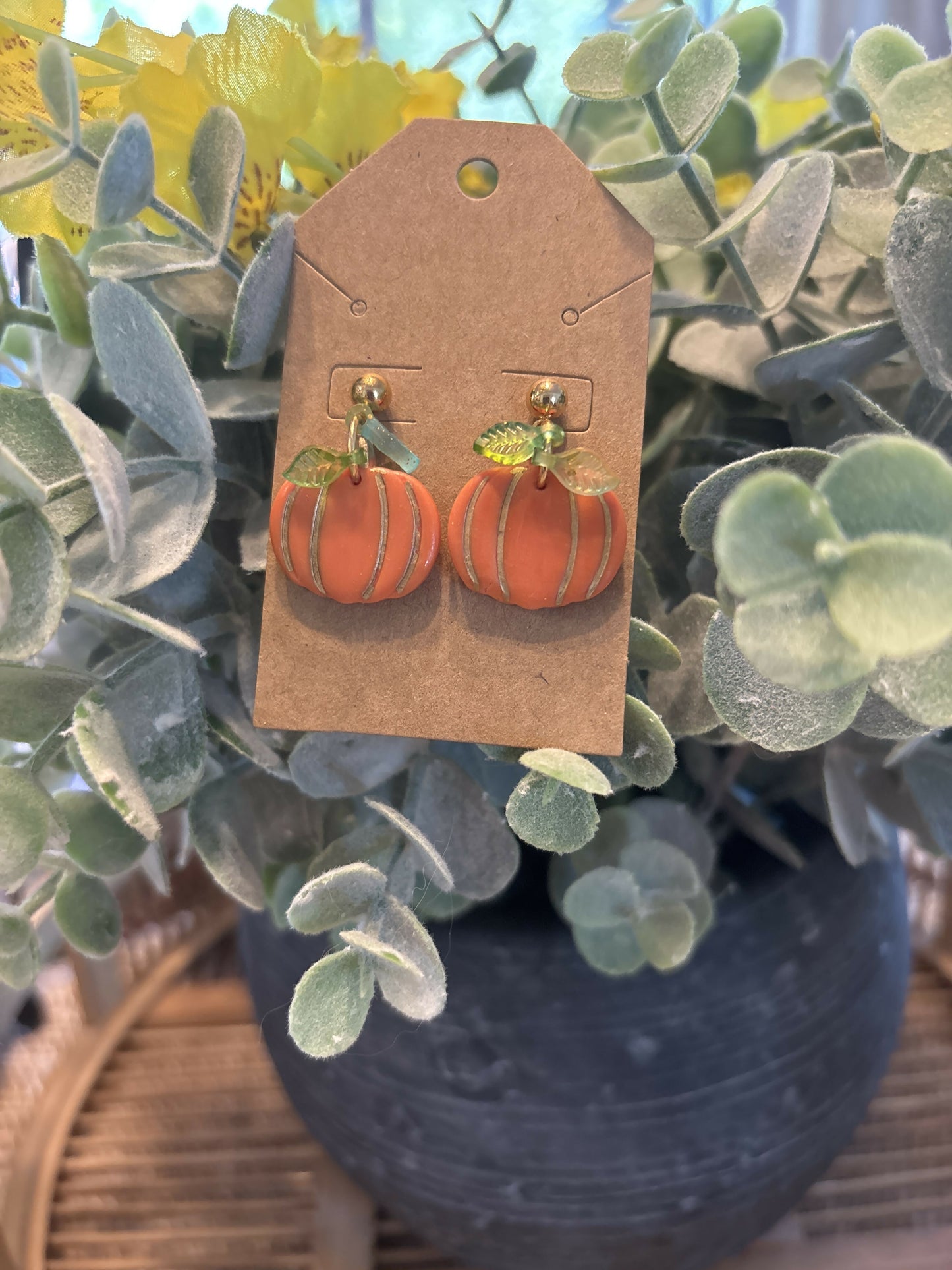 Fall Pumpkin Dangles