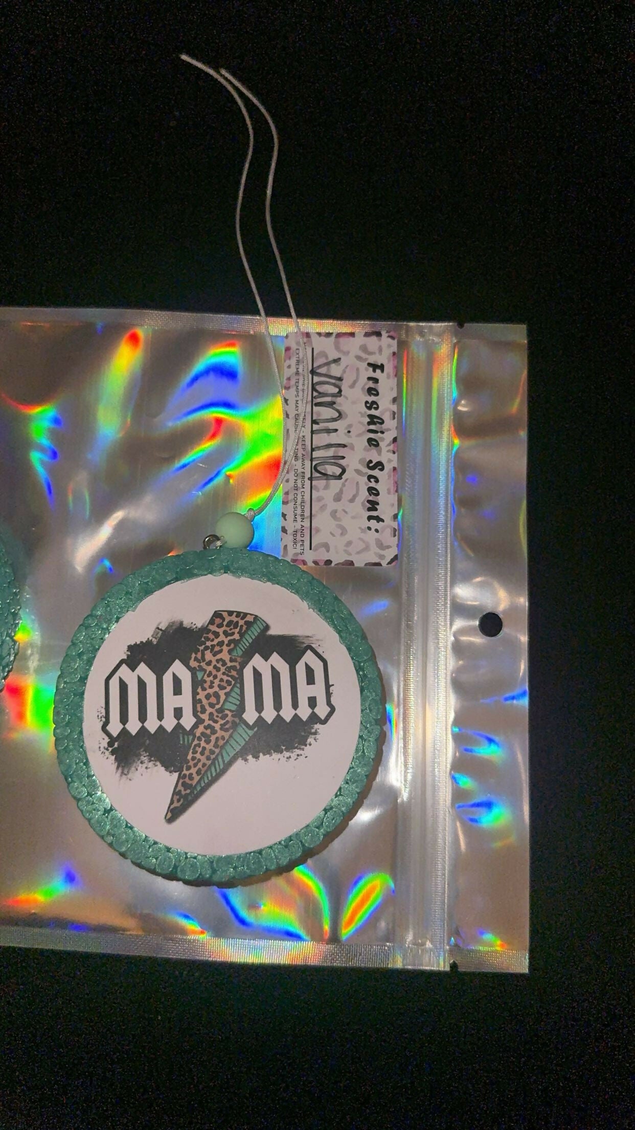 cheetah lighting bolt mama circle