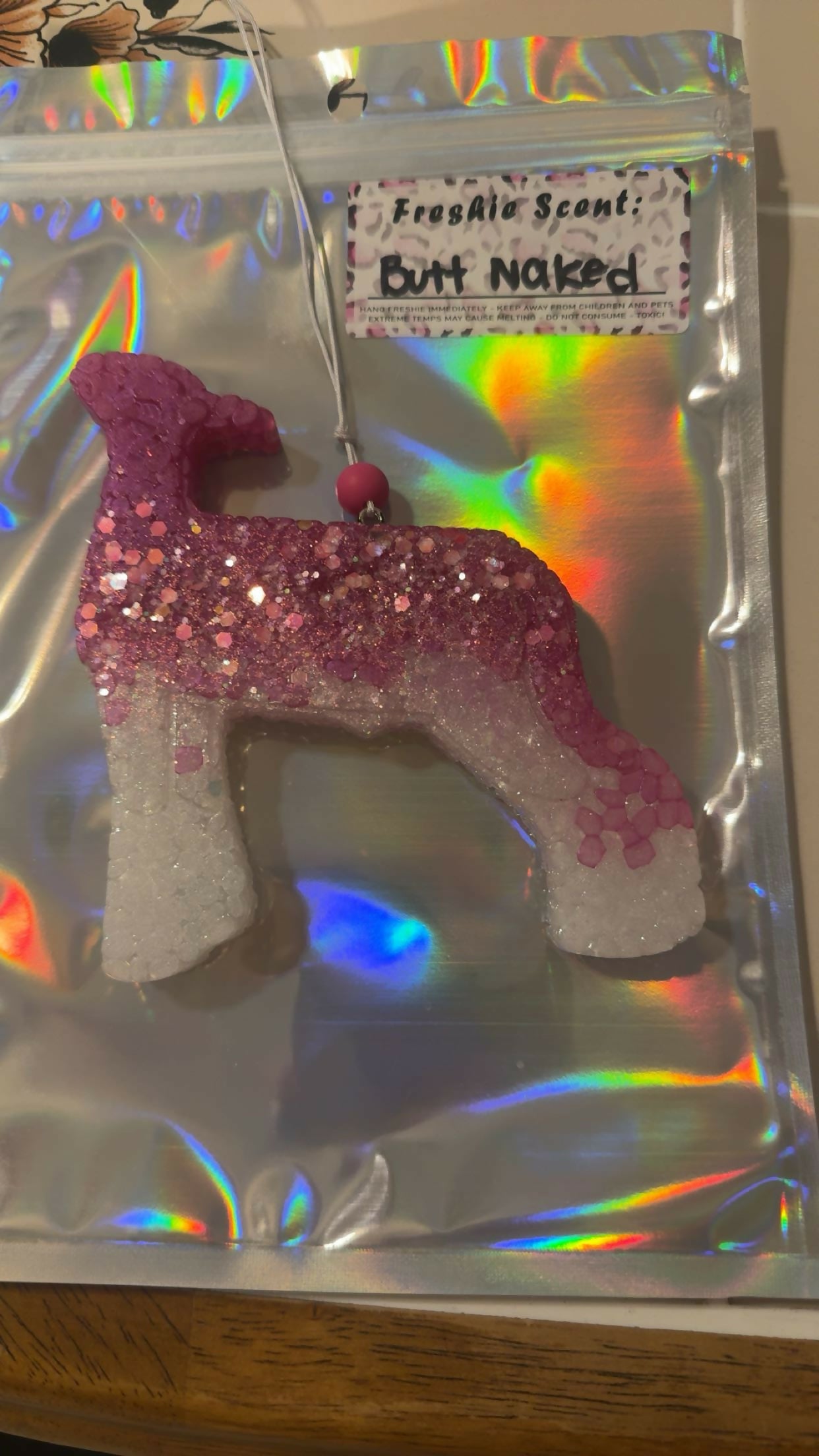 pink and white lamb