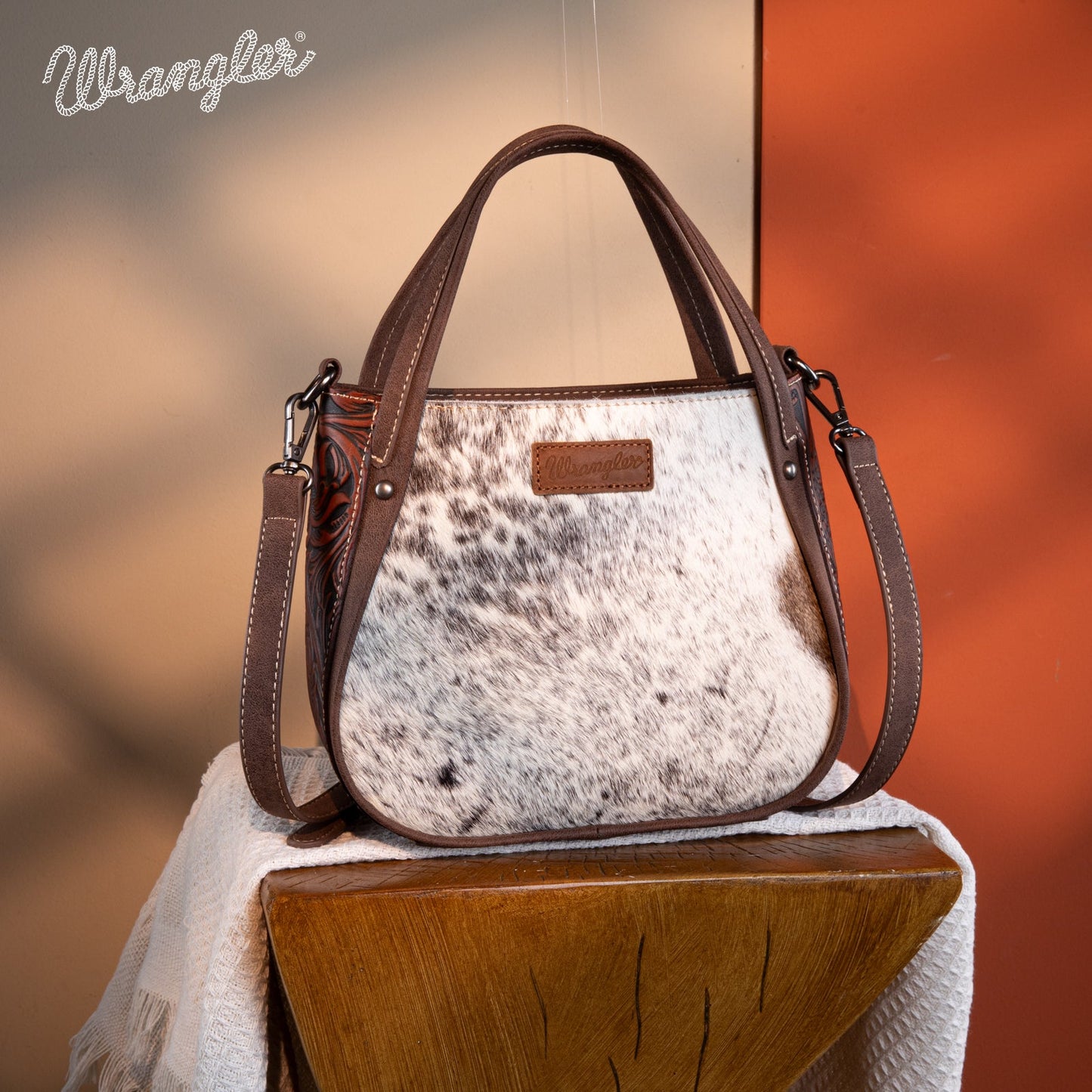 Cowhide Leather Tooled Handbag Family