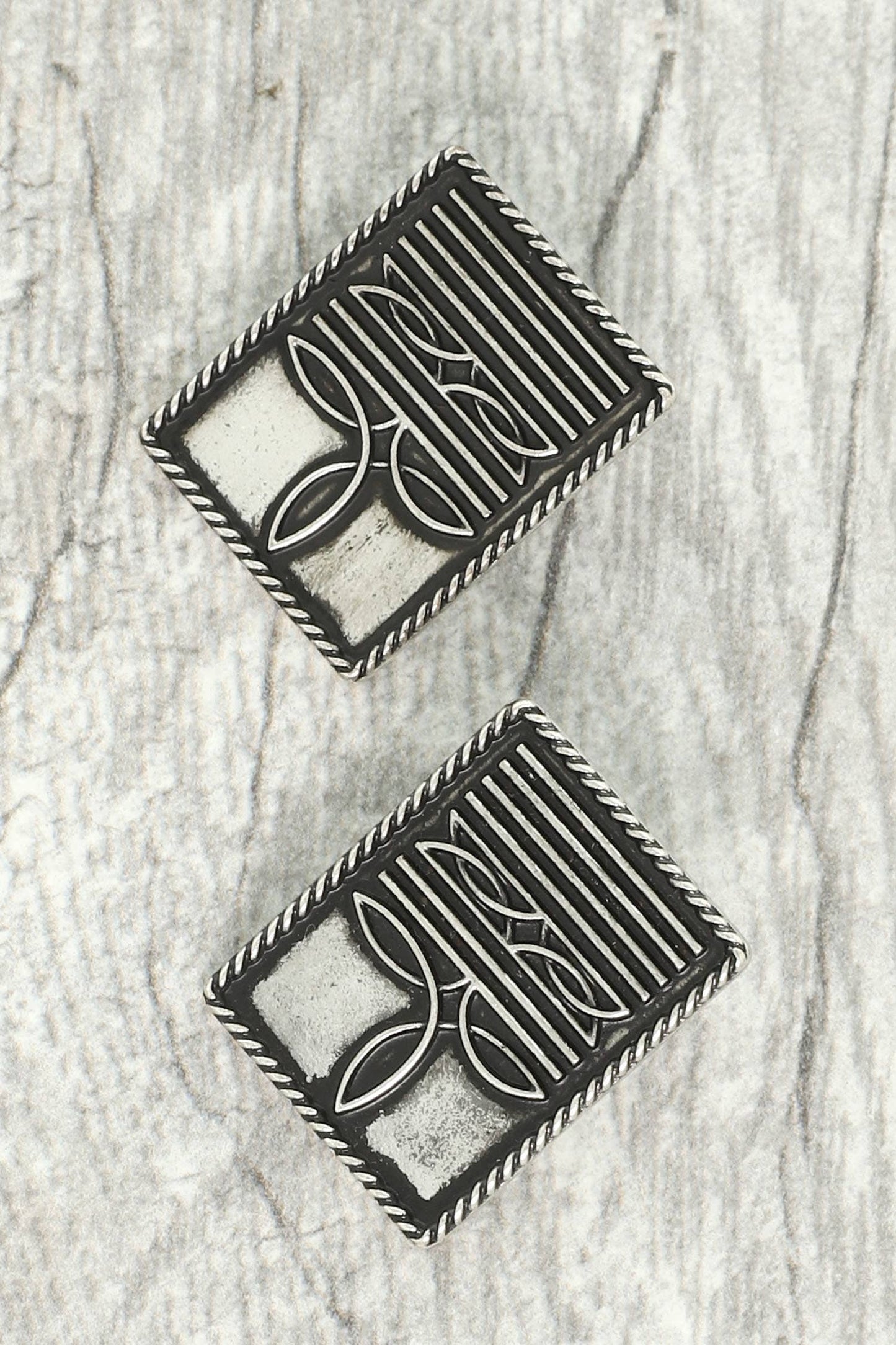 Western Boot Stitch Earrings