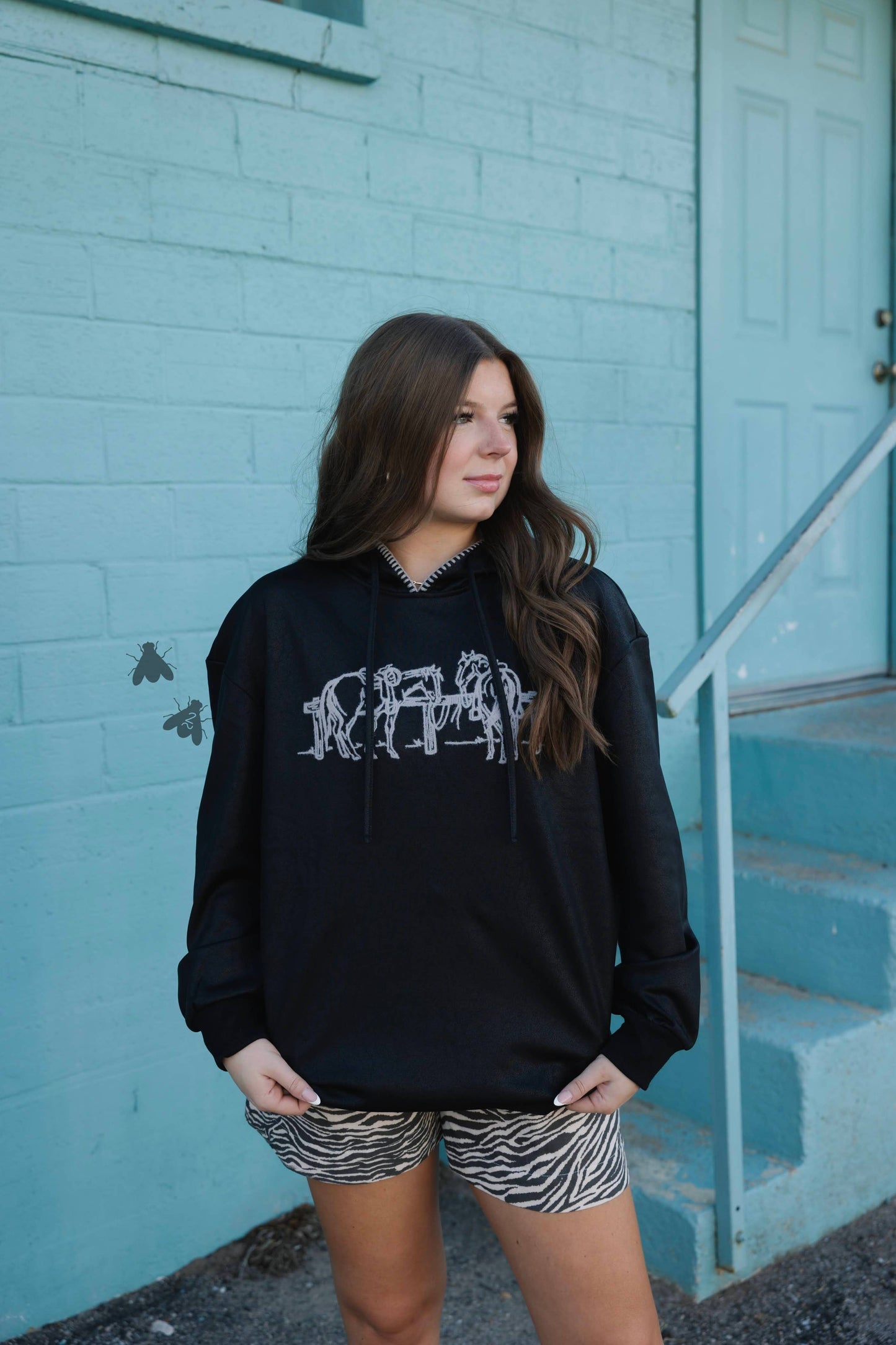 LEATHER OR NOT HOODIE