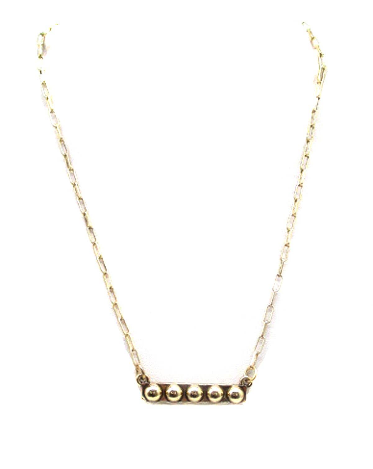 Bubble Bar Necklace