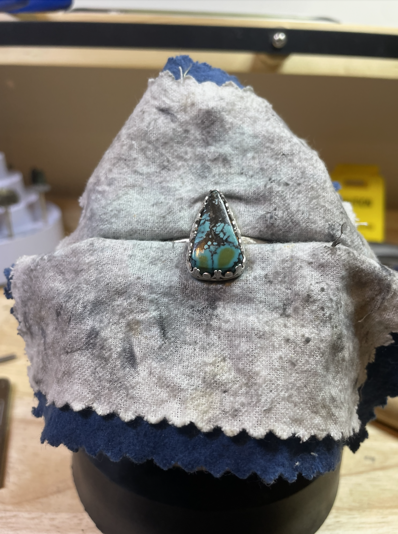 Blackjack turquoise cuff bracelet