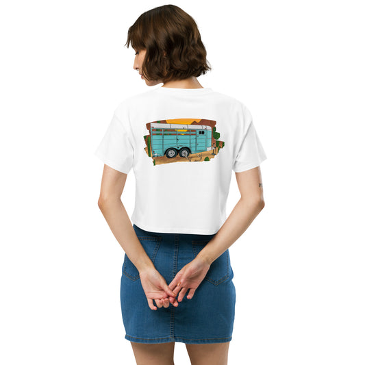 BE REAL. BE WILD. BE AUTHENTIC. BE YOU. CROP TEE