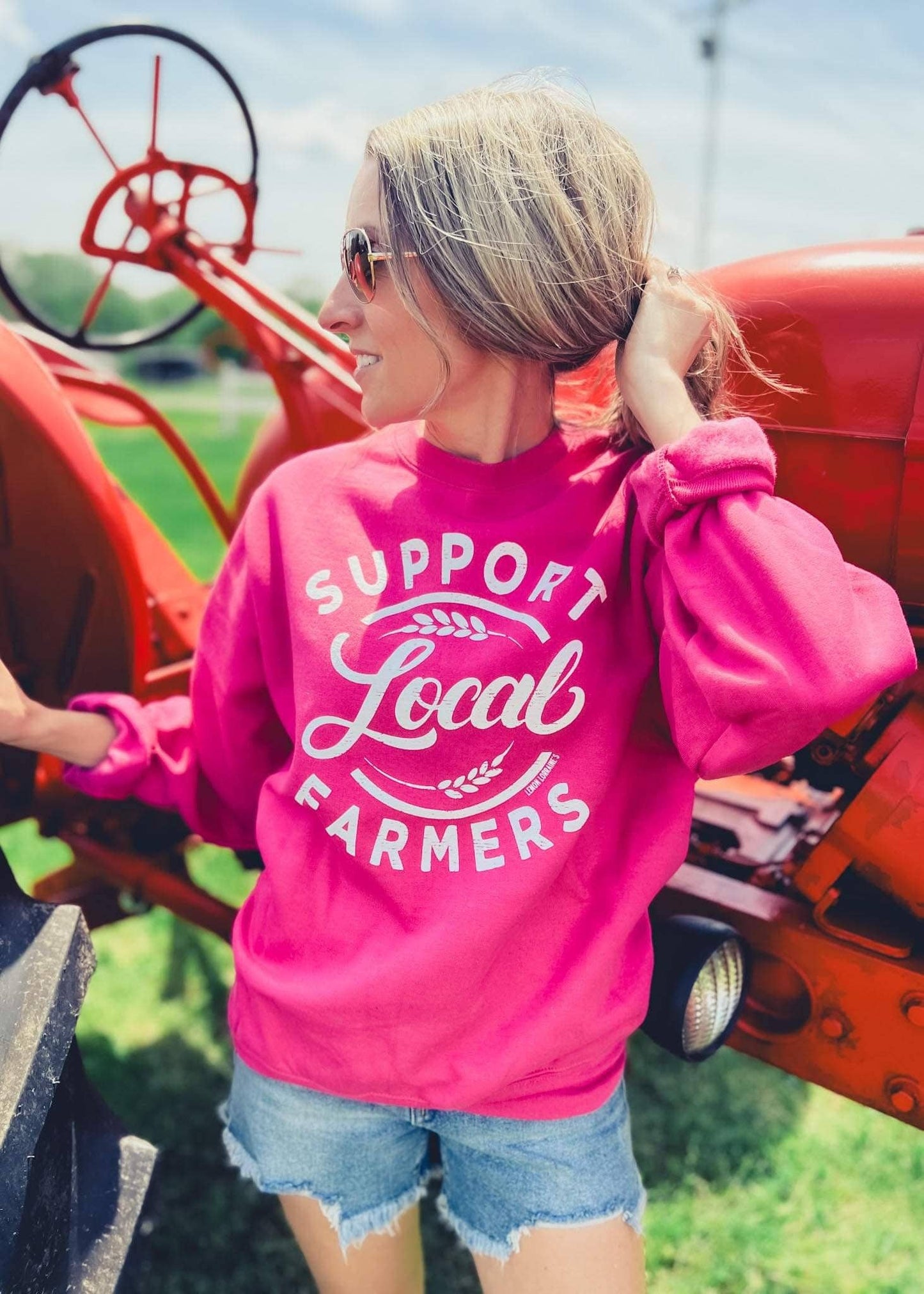 Support Local Farmers - Crewneck Sweatshirt