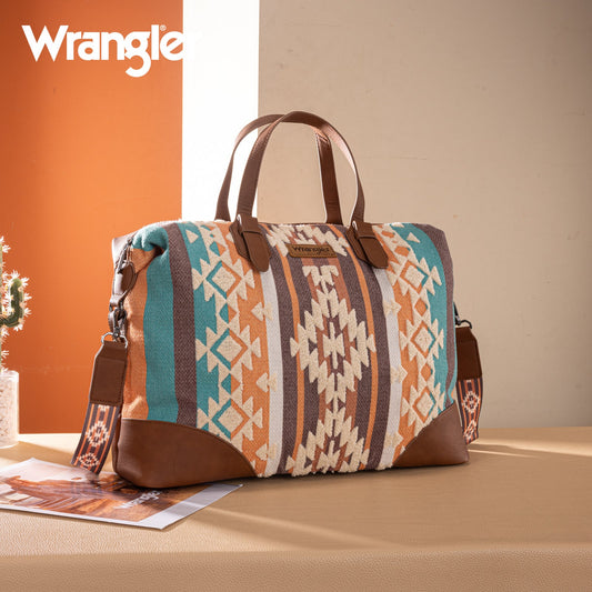 Wrangler Aztec Teal Sherpa Handbag Family