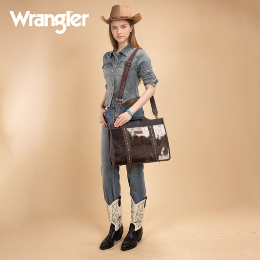 Wrangler Large Cowhide Tote