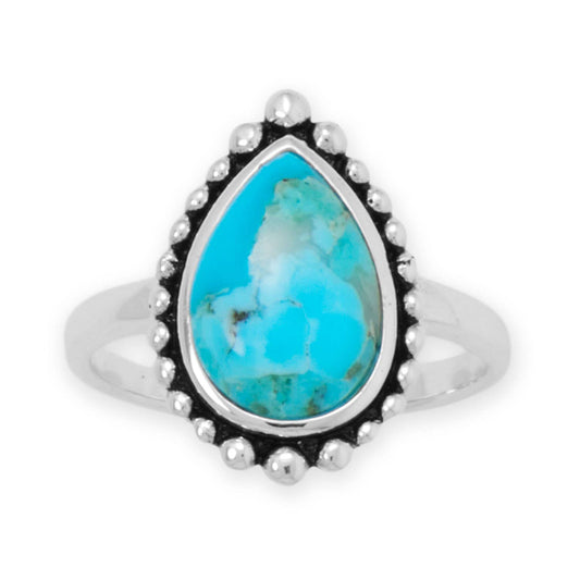 Teardrop Turquoise Ring