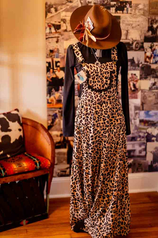 Loepard Lace Overalls