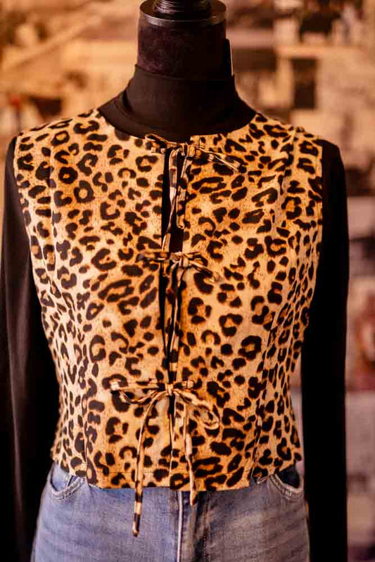 Leopard Print Vest