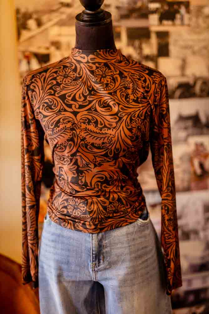 Country Road Leather Top