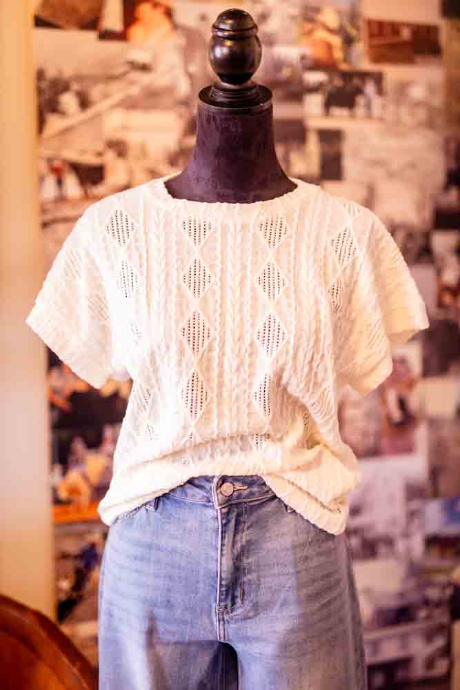 Aztec Textured Top