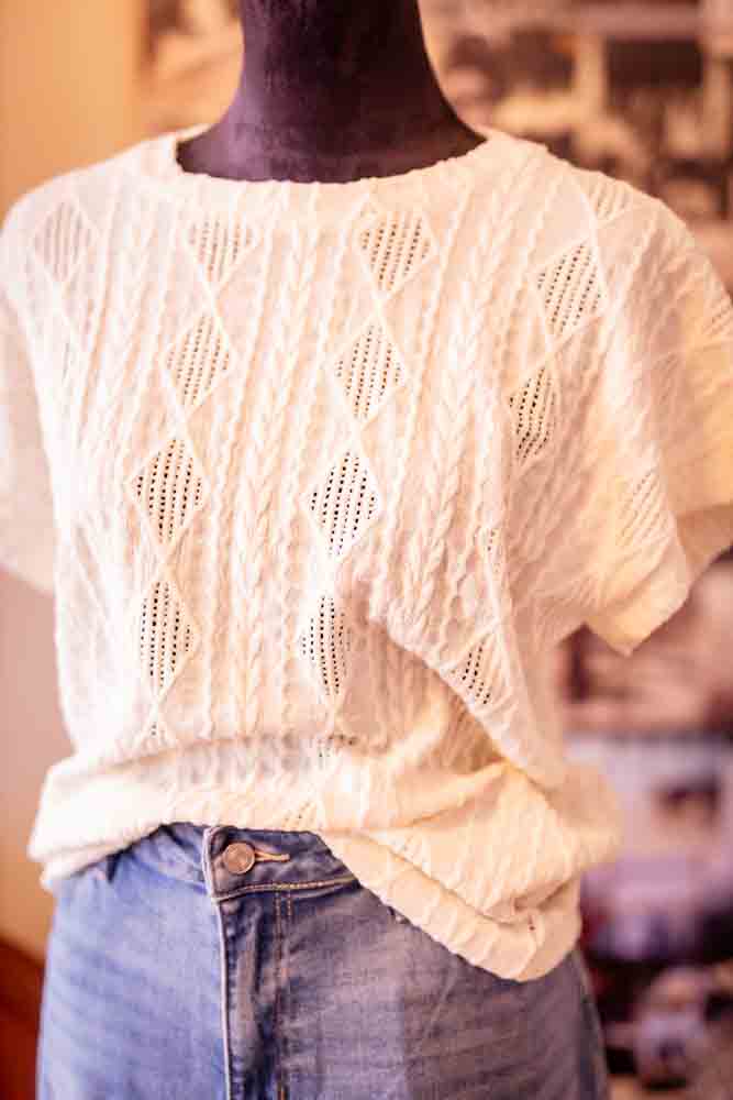 Aztec Textured Top