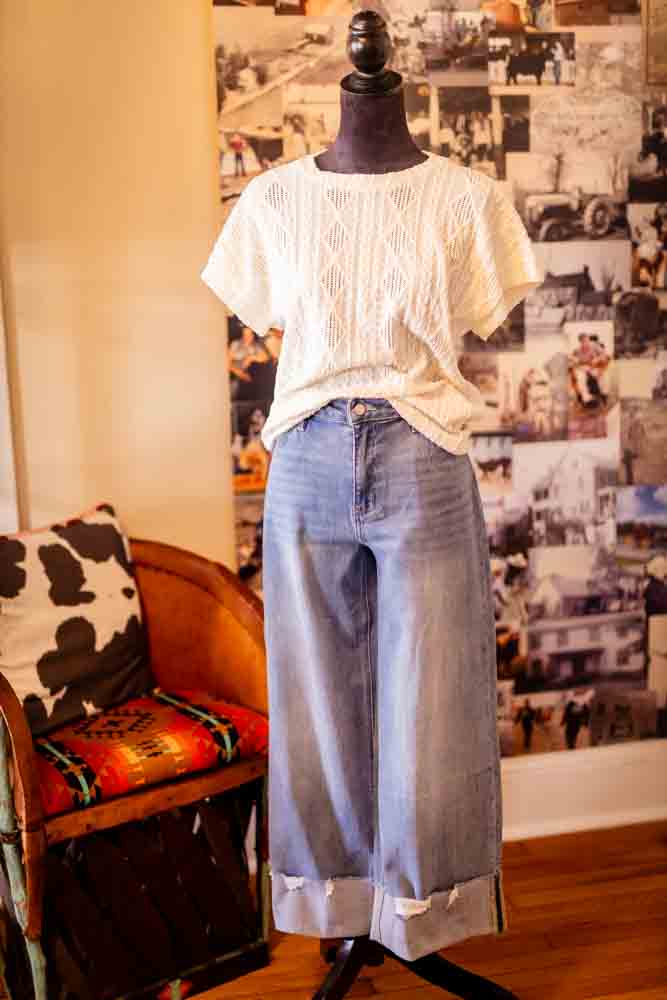 Aztec Textured Top