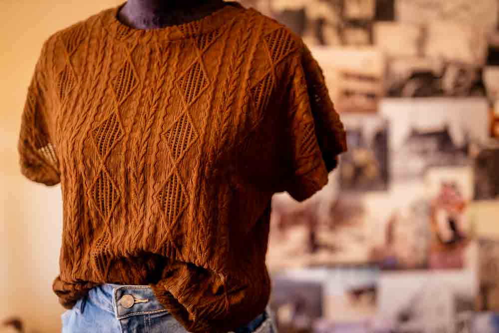 Aztec Textured Top