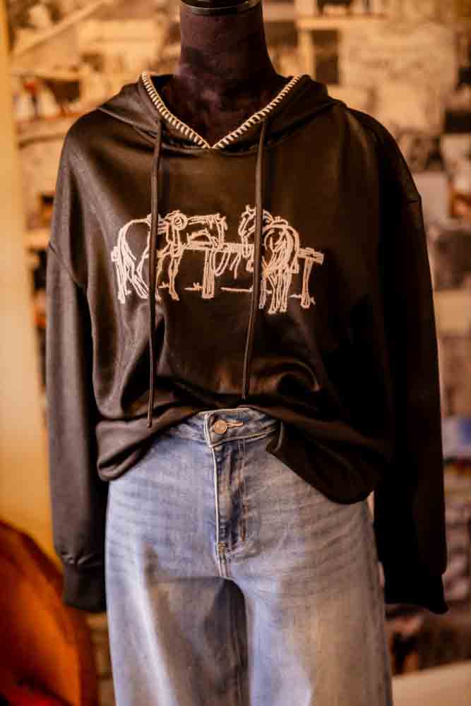 LEATHER OR NOT HOODIE