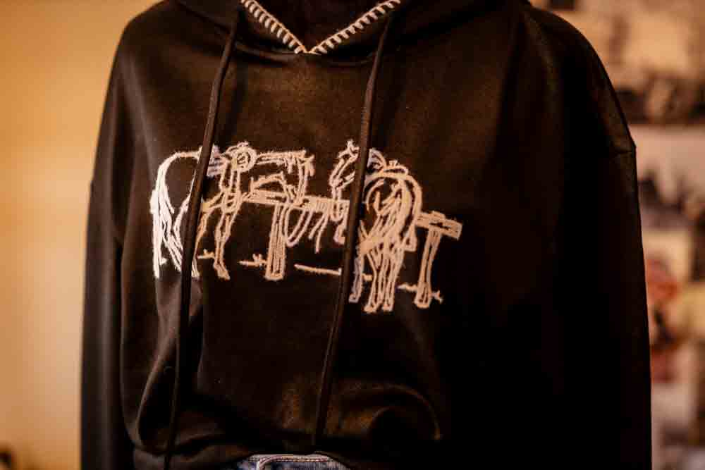 LEATHER OR NOT HOODIE