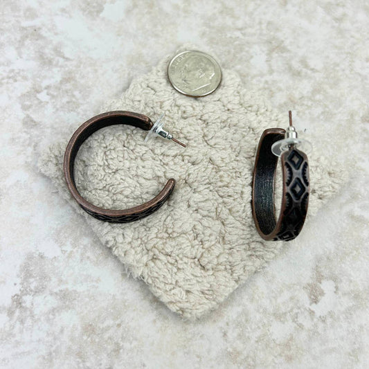 COPPER HOOPS
