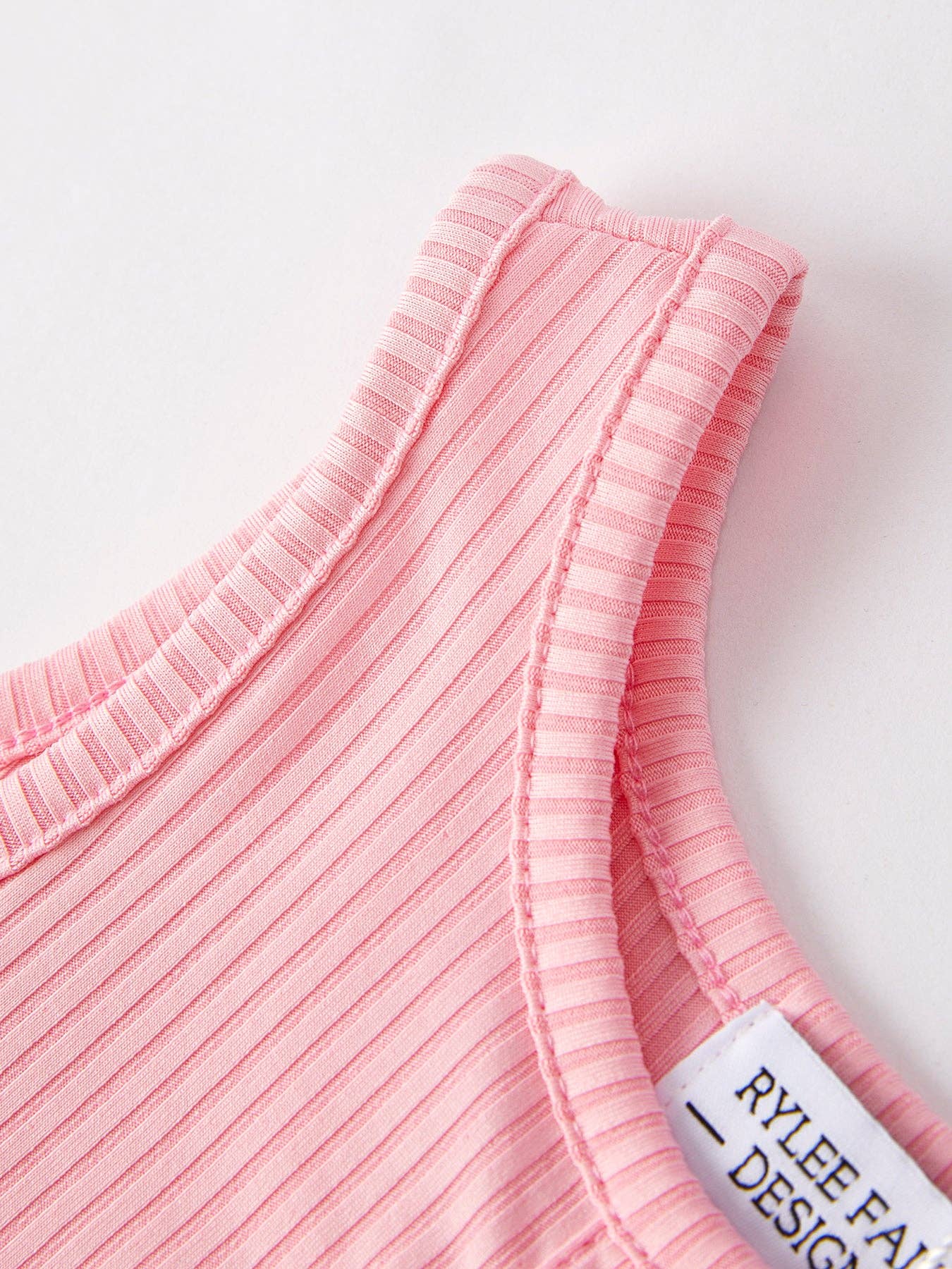 Pink Bow Bell Bottom Set