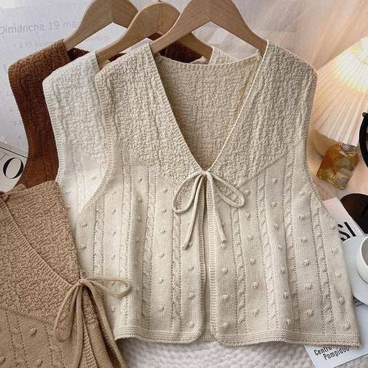 Knitted Bowtie Vest