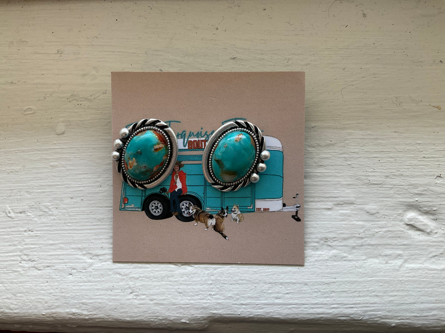 20mm Oval Spiny Oyster Stud