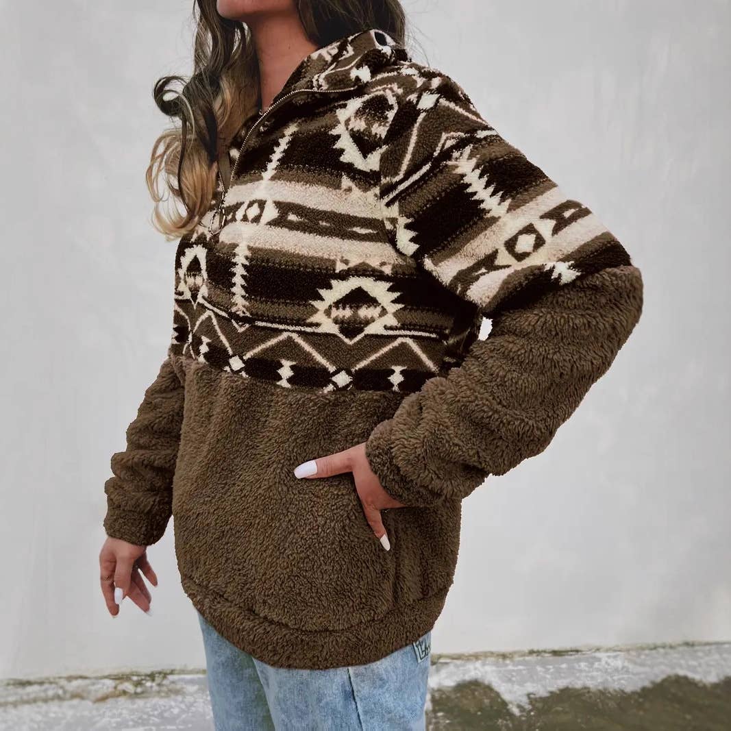 Aztec Fleece Pullover