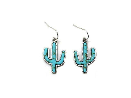 Cactus Turquoise Dangles