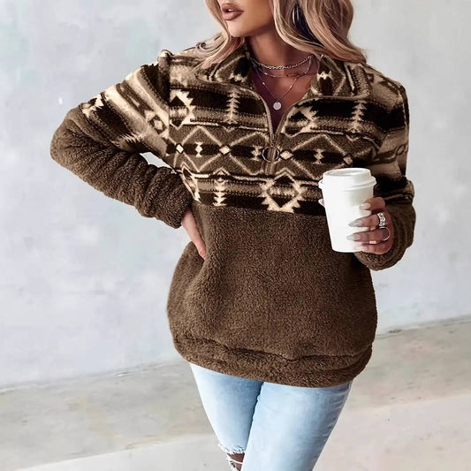 Aztec Fleece Pullover