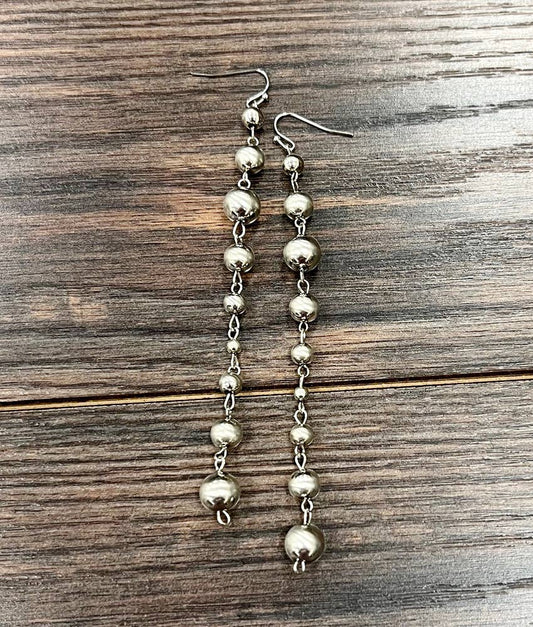 Navajo Straight Drop Earrings