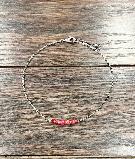 Coral Dainty Necklace