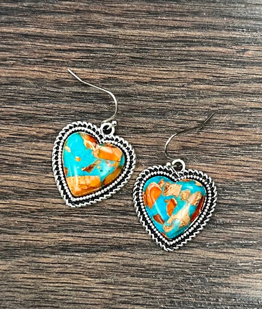 Spiny Oyster Heart Dangles