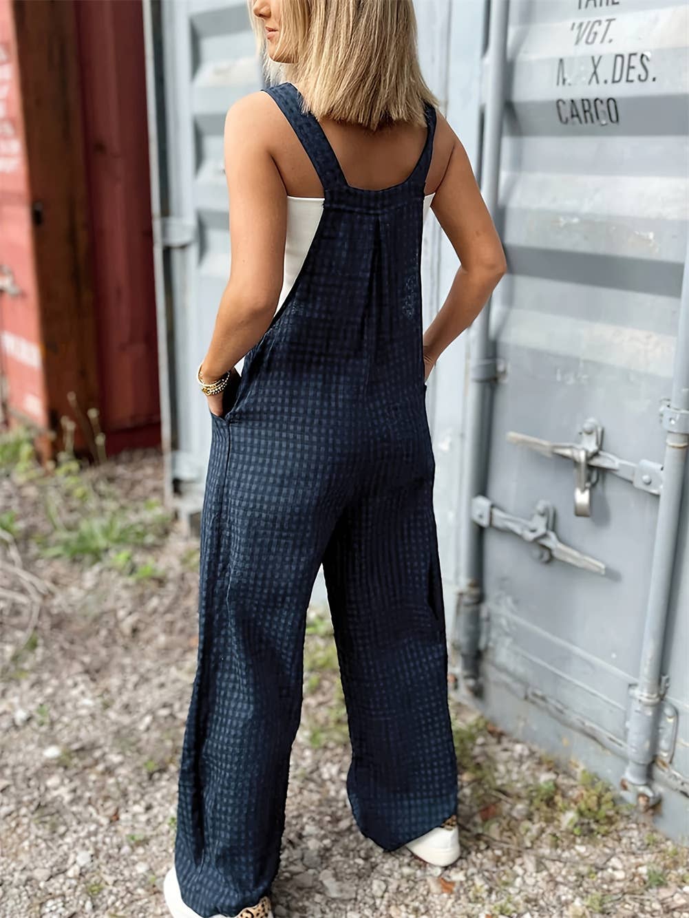Retro Blue Overalls